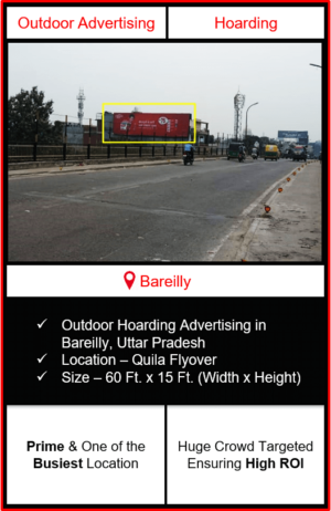 Outdoor hoarding advertising in Bareilly, outdoor advertising in Bareilly, hoarding advertising in Bareilly, Bareilly outdoor ads agency, advertising agency in Bareilly, Uttar Pradesh