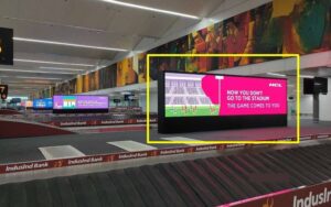 advertising on delhi airport, airport branding in delhi, advertising on delhi international airport, delhi airport advertising agency