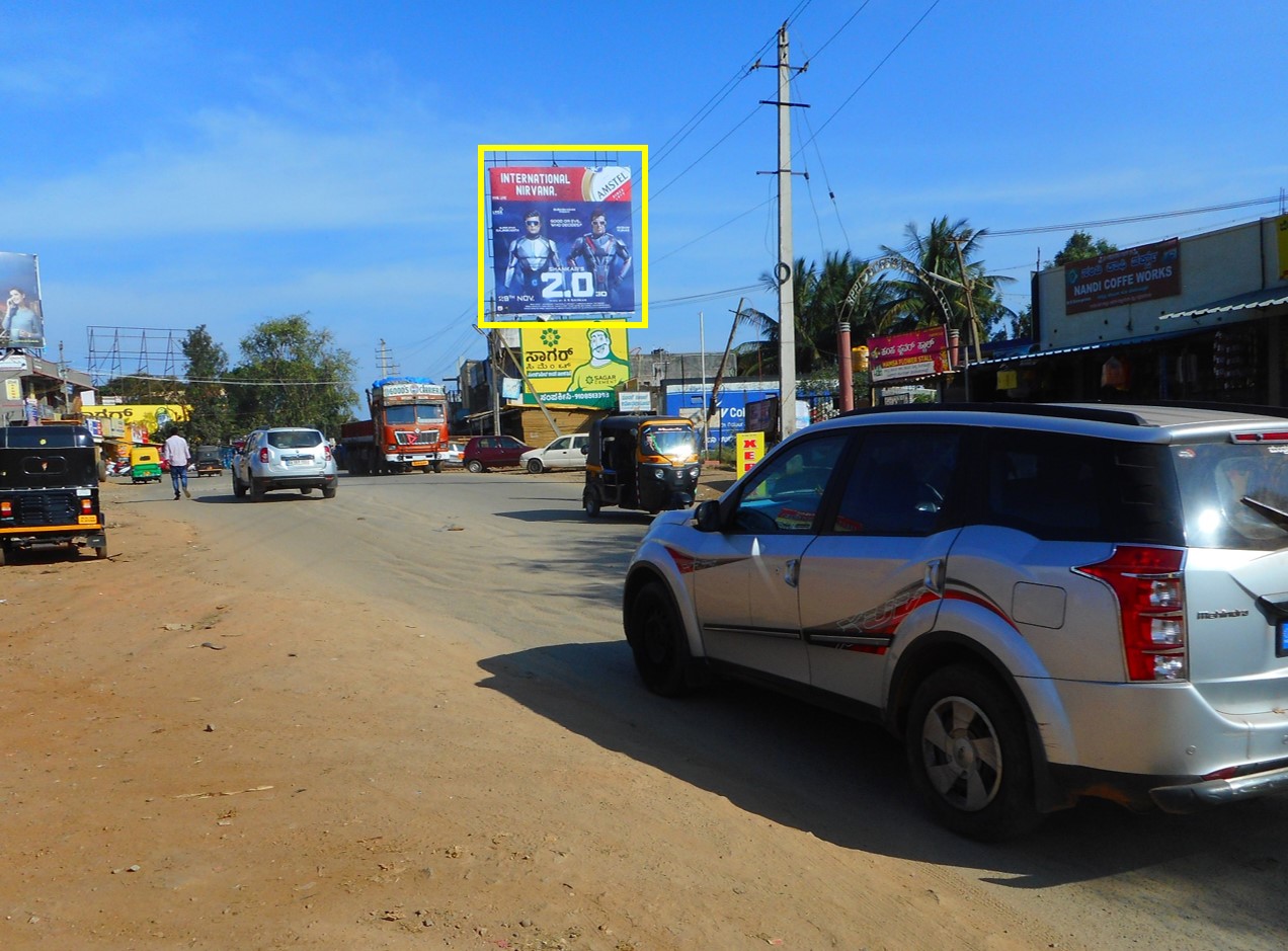 Outdoor Hoarding Branding at Bus Stand FTT IG Road, Chikmagalur