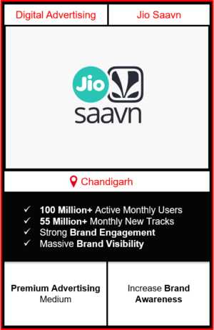 jio saavn app advertising in Mumbai, jio saavn advertising, ads on jio saavn, how to advertise on jio saavn, jio saavn branding in Mumbai