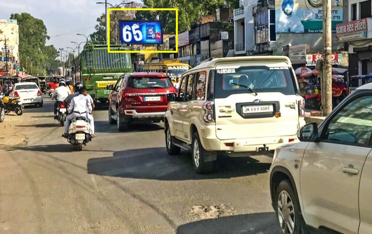 Outdoor Hoarding Branding At Bus Stand, Pathankot