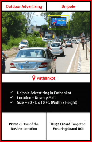 Outdoor hoarding advertising in Pathankot, outdoor advertising in Pathankot, hoarding advertising in Pathankot, Pathankot outdoor ads agency, advertising agency in Pathankot