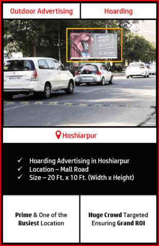 Outdoor hoarding advertising in Hoshiarpur, outdoor advertising in Hoshiarpur, hoarding advertising in Hoshiarpur, Hoshiarpur outdoor ads agency, advertising agency in Hoshiarpur
