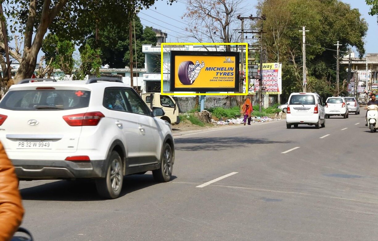 Outdoor Hoarding Branding At Rahon Road Near Doaba School, Nawanshahr