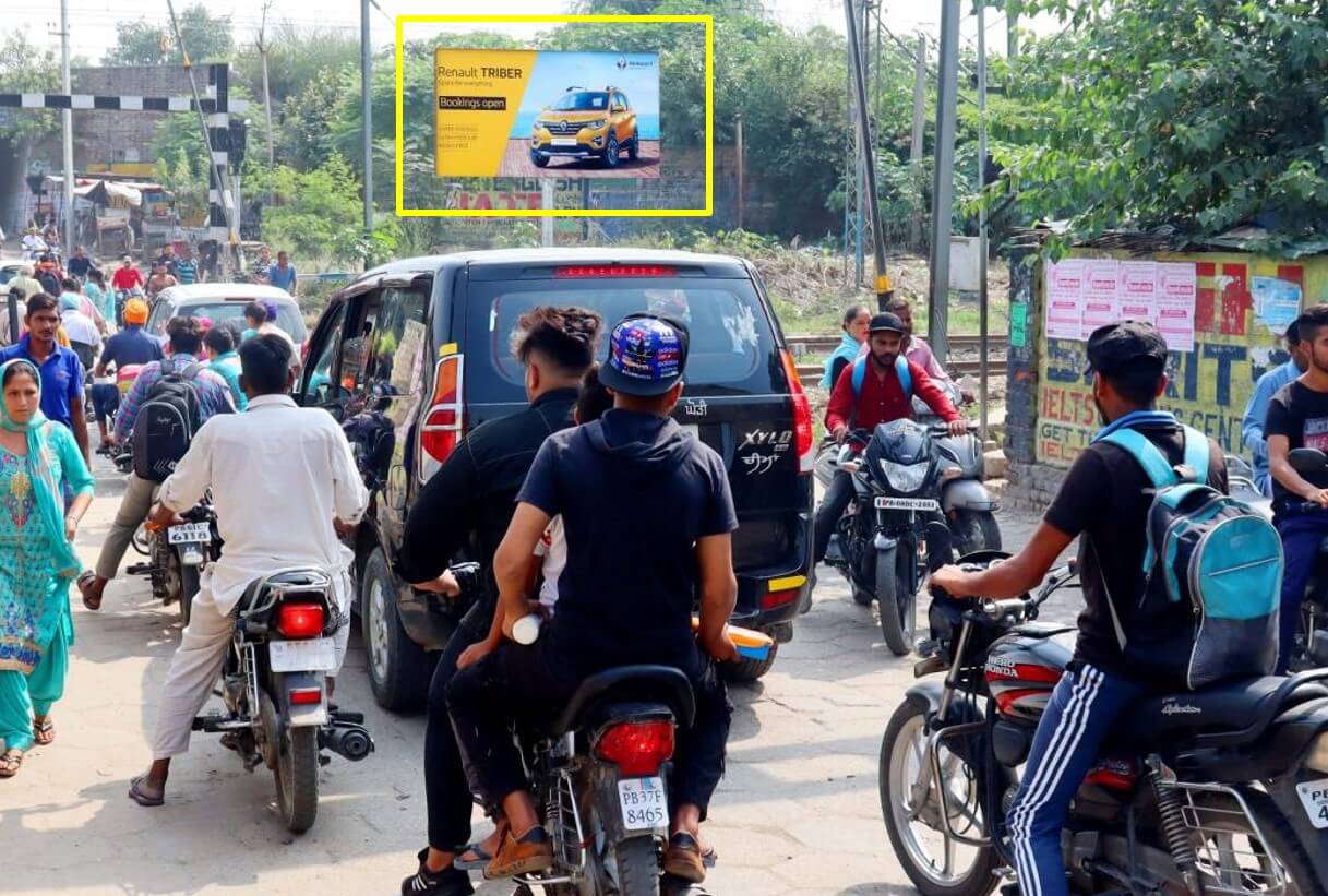 Option No.2 Hoarding Branding at Crossings, Railway Station Road, Phillaur