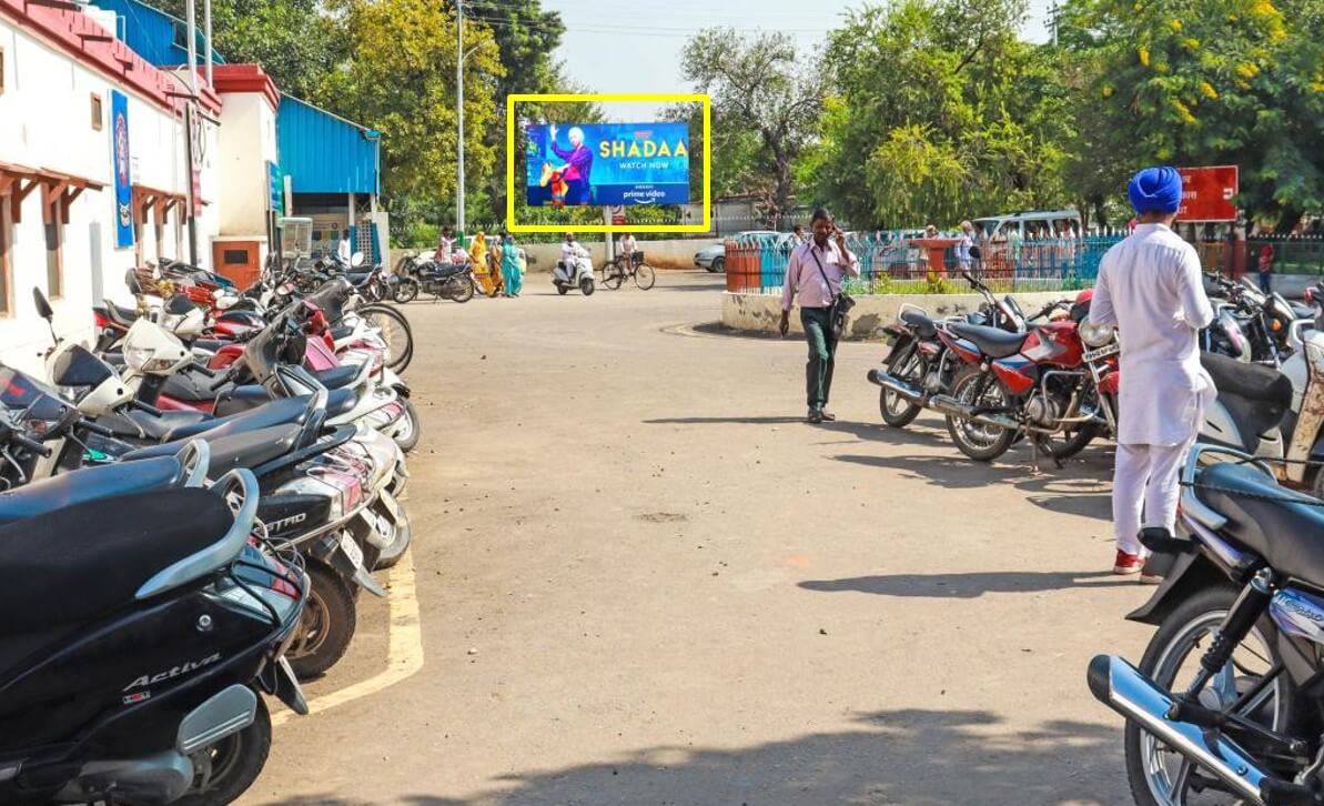 Option No.1 Hoarding Branding at Circulating Area, Railway Station, Moga