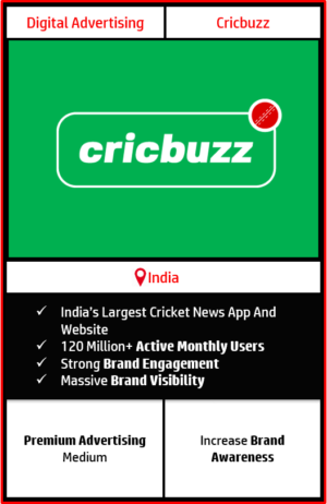 advertising on cricbuzz website, cricbuzz app advertising, cricbuzz advertising agency, how to advertise on cricbuzz