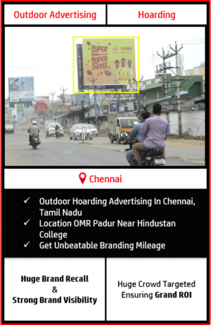 Outdoor hoarding advertising in Chennai, tamil nadu, outdoor advertising in Chennai, outdoor advertising agency in chennai