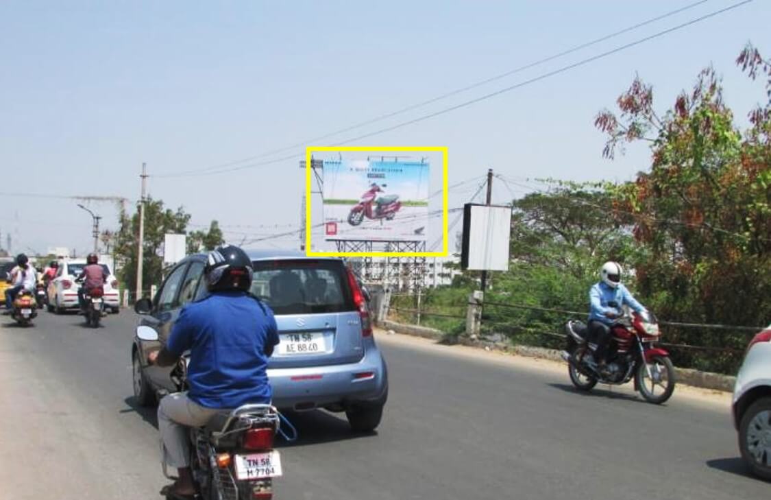 Option No.2 Outdoor Hoarding Advertising At Bypass Road towards Kalavasal, Madurai