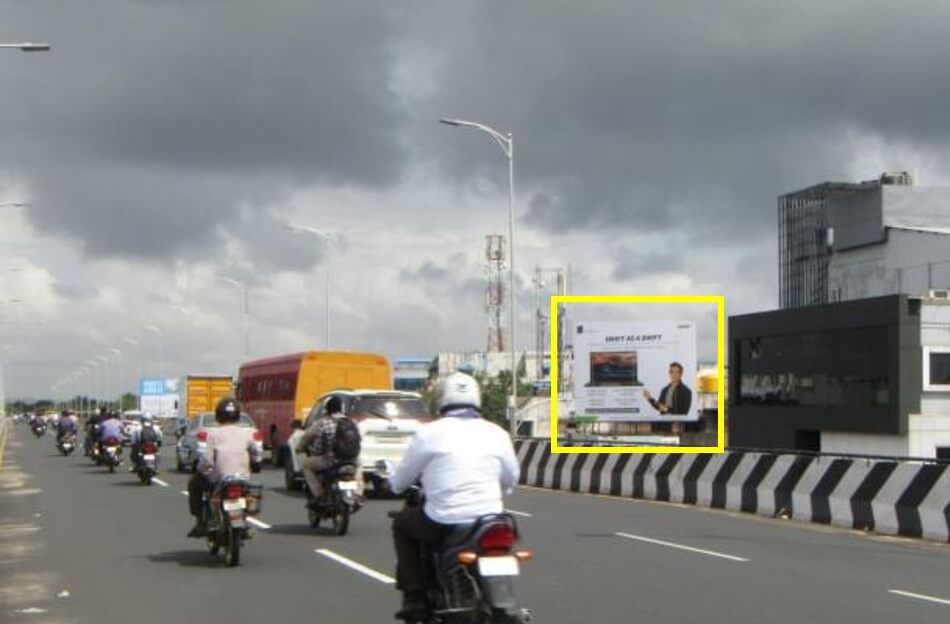 Option No.1 Outdoor Hoarding Advertising At Pallavaram Bridge Towards Airport, Chennai