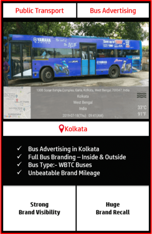 bus advertising in kolkata, wbtc bus advertising, kolkata bus advertising, wbtc bus advertising agency