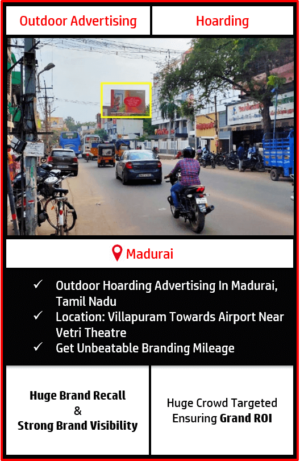 Outdoor hoarding advertising in Madurai, outdoor advertising in Madurai, outdoor advertising agency in Madurai, Outdoor Advertising In Tamil Nadu