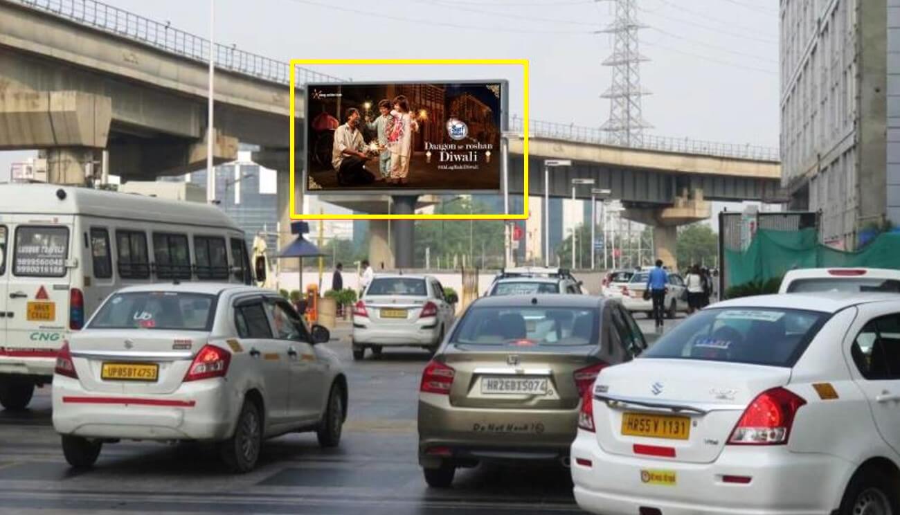 Led Screen Advertising at Gurgaon IT Park, Cyber City Exit Towards NH-8