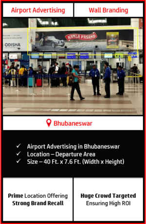 airport advertising in bhubaneswar, indoor airport branding in bhubaneswar, bhubaneswar airport advertising, advertising in bhubaneswar, indoor airport advertising agency in bhubaneswar