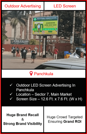 Digital Led Screen Advertising in Panchkula, Digital Outdoor Advertising In Panchkula, Advertising Agency In Panchkula