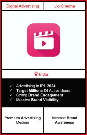 advertising in ipl 2024, advertisement in ipl, advertising in ipl on jio cinema, jio cinema advertising agency, ipl 2024 advertising agency