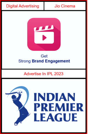 advertising in ipl 2023, advertisement in ipl, advertising in ipl on jio cinema, jio cinema advertising agency, ipl 2023 advertising agency