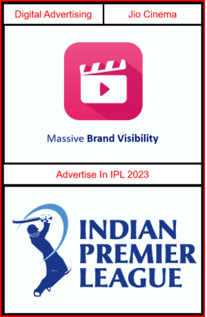 advertising in ipl 2023, advertisement in ipl, advertising in ipl on jio cinema, jio cinema advertising agency, ipl 2023 advertising agency