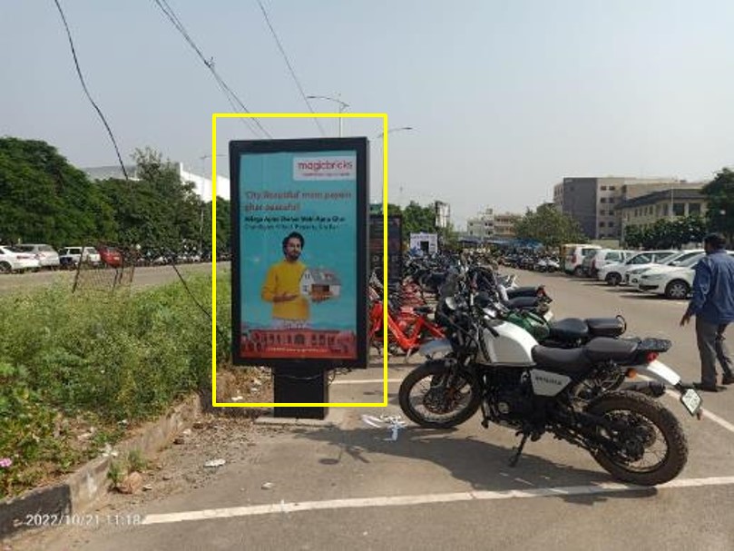 Outdoor Public Bicycle Shelter Advertising In IT Park, Chandigarh